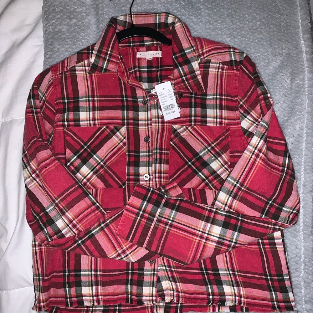 Pacsun Cropped Flannel